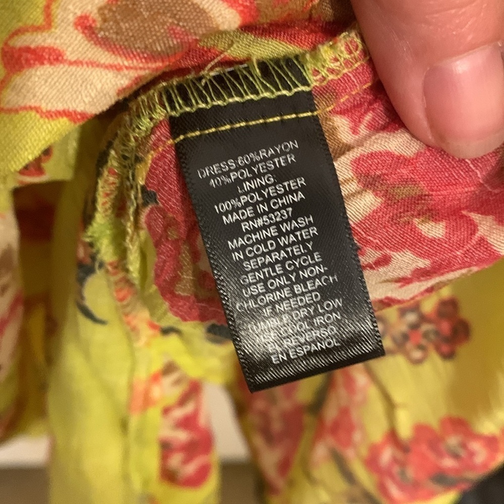 Mlle Gabrielle women’s floral dress plus size 3X - Picture 7 of 9